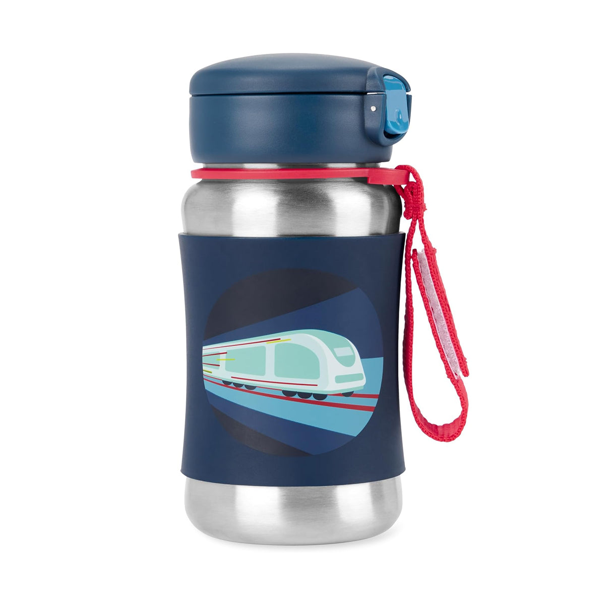 Skip Hop Spark Style Insulated Stainless Steel Water Bottle - Train